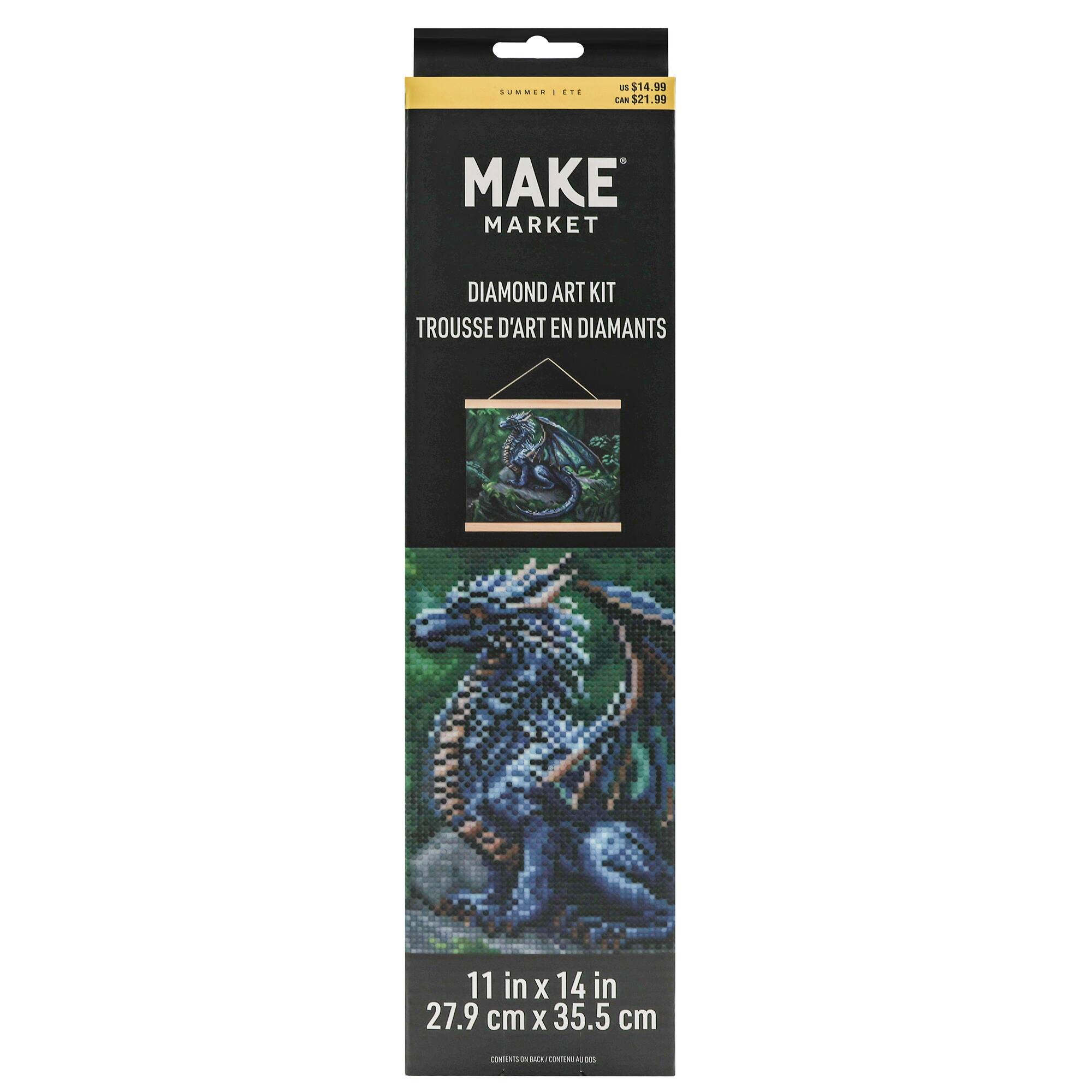 11" x 14" Dragon Diamond Art Kit by Make Market®